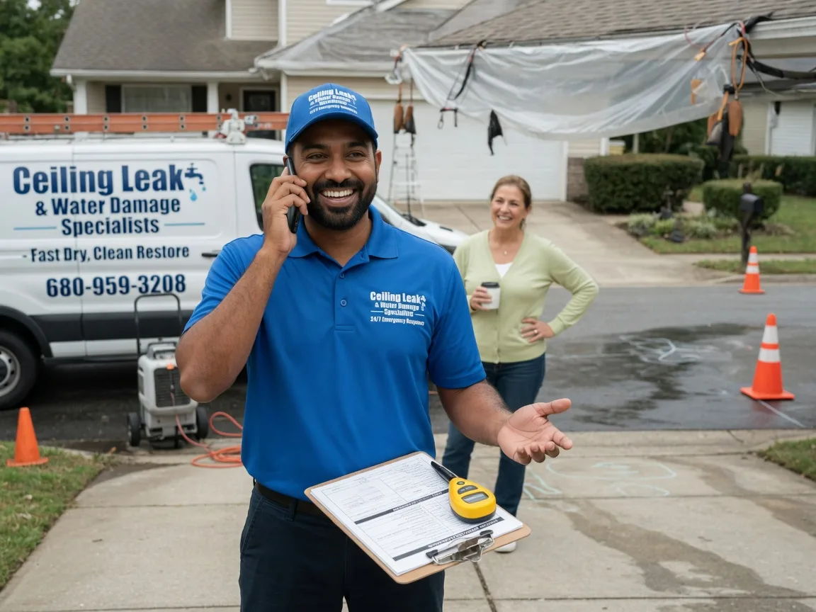 Ceiling Leak Cleanup Vining, IA FAQs